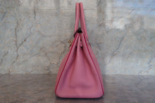 Load image into Gallery viewer, HERMES BIRKIN 30 Personal order Chevre myzore goatskim Pink/Rose tyrien □P Engraving Hand bag 700120073
