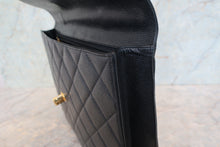 画像をギャラリービューアに読み込む, CHANEL/シャネル マトラッセハンドバッグ キャビアスキン ブラック/ゴールド金具 ハンドバッグ 800010030
