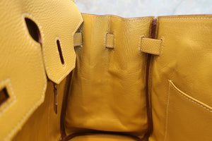 HERMES／エルメス バーキン30 トゴ カリー □L刻印 ハンドバッグ 700070044