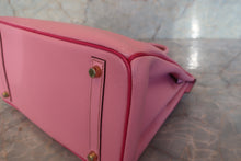 Load image into Gallery viewer, HERMES BIRKIN 30 Personal order Chevre myzore goatskim Pink/Rose tyrien □P Engraving Hand bag 700120073
