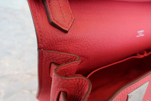 HERMES／エルメス ジプシエール28 トリヨンクレマンス ブーゲンビリア □N刻印 ショルダーバッグ 700030120