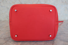 将图片加载到图库查看器，HERMES PICOTIN LOCK MM Clemence leather Rouge de coeur Y刻印 Hand bag 800080098
