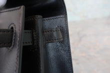 将图片加载到图库查看器，HERMES MINI KELLY 20 Box carf leather Black 〇S刻印 Shoulder bag 800050094
