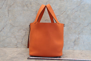 HERMES／エルメス ピコタンロックＭＭ トリヨンクレマンス フー Y刻印 ハンドバッグ 700070051
