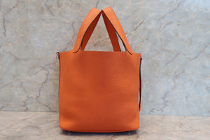HERMES／エルメス ピコタンロックＭＭ トリヨンクレマンス フー Y刻印 ハンドバッグ 700070051