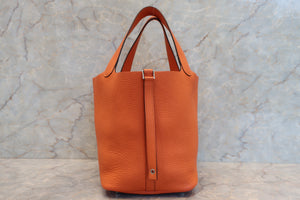 HERMES／エルメス ピコタンロックＭＭ トリヨンクレマンス フー Y刻印 ハンドバッグ 700070051