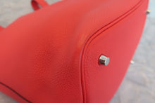 将图片加载到图库查看器，HERMES PICOTIN LOCK MM Clemence leather Rouge de coeur Y刻印 Hand bag 800080098
