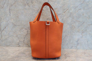 HERMES／エルメス ピコタンロックＭＭ トリヨンクレマンス フー Y刻印 ハンドバッグ 700070051