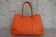 将图片加载到图库查看器，HERMES  GARDEN PARTY PM Negonda leather Orange □N刻印 Tote bag 800050089
