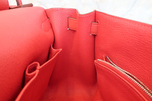 HERMES／エルメス ジプシエール28 トリヨンクレマンス ブーゲンビリア □N刻印 ショルダーバッグ 700030120
