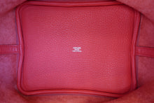 将图片加载到图库查看器，HERMES PICOTIN LOCK MM Clemence leather Rouge de coeur Y刻印 Hand bag 800080098
