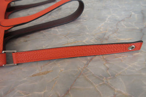HERMES／エルメス ピコタンロックエクラＭＭ トリヨンクレマンス/ヴォースイフト オレンジポピー/ボルドー A刻印 ハンドバッグ 700060090