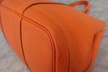 将图片加载到图库查看器，HERMES  GARDEN PARTY PM Negonda leather Orange □N刻印 Tote bag 800050089
