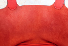 将图片加载到图库查看器，HERMES PICOTIN LOCK MM Clemence leather Rouge de coeur Y刻印 Hand bag 800080098
