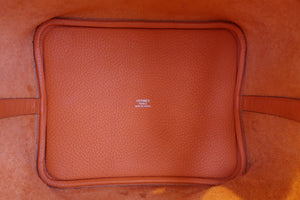 HERMES／エルメス ピコタンロックＭＭ トリヨンクレマンス フー Y刻印 ハンドバッグ 700070051