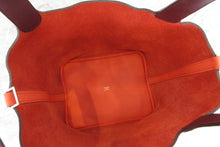 將圖片載入圖庫檢視器 HERMES／エルメス ピコタンロックエクラＭＭ トリヨンクレマンス/ヴォースイフト オレンジポピー/ボルドー A刻印 ハンドバッグ 700060090
