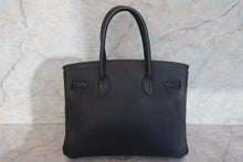 Load image into Gallery viewer, HERMES BIRKIN 30 Togo leather Black □H Engraving Hand bag 700120068
