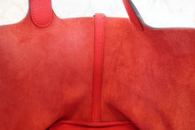 将图片加载到图库查看器，HERMES PICOTIN LOCK MM Clemence leather Rouge de coeur Y刻印 Hand bag 800080098
