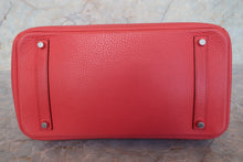 将图片加载到图库查看器，HERMES BIRKIN 35 Clemence leather Bougainvillier □N刻印 Hand bag 700100178
