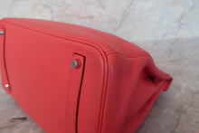 将图片加载到图库查看器，HERMES BIRKIN 35 Clemence leather Bougainvillier □N刻印 Hand bag 700100178
