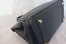 Load image into Gallery viewer, HERMES BIRKIN 30 Togo leather Black □H Engraving Hand bag 700120068
