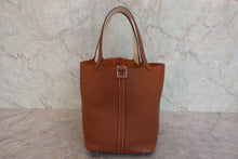 将图片加载到图库查看器，HERMES PICOTIN LOCK Eclat MM Clemence leather/Swift leather Gold/Nata Y刻印 Hand bag 800080097
