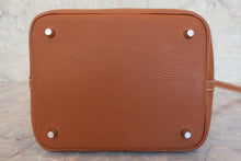 将图片加载到图库查看器，HERMES PICOTIN LOCK Eclat MM Clemence leather/Swift leather Gold/Nata Y刻印 Hand bag 800080097
