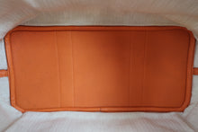 将图片加载到图库查看器，HERMES  GARDEN PARTY PM Negonda leather Orange □N刻印 Tote bag 800050089
