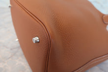 将图片加载到图库查看器，HERMES PICOTIN LOCK Eclat MM Clemence leather/Swift leather Gold/Nata Y刻印 Hand bag 800080097
