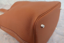 将图片加载到图库查看器，HERMES PICOTIN LOCK Eclat MM Clemence leather/Swift leather Gold/Nata Y刻印 Hand bag 800080097
