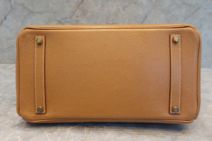 HERMES／エルメス バーキン35 アルデンヌ ナチュラル □B刻印 ハンドバッグ 700070025