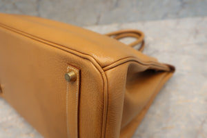 HERMES／エルメス バーキン35 アルデンヌ ナチュラル □B刻印 ハンドバッグ 700070025