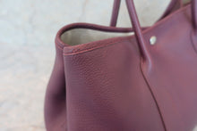 Load image into Gallery viewer, HERMES GARDEN PARTY PM Negonda leather Cassis □O Engraving Tote bag 500110164
