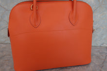 画像をギャラリービューアに読み込む, HERMES／エルメス ボリード35 ヴォーガリバー オレンジ □C刻印 ショルダーバッグ 700090121
