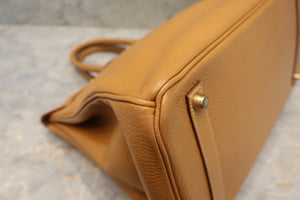 HERMES／エルメス バーキン35 アルデンヌ ナチュラル □B刻印 ハンドバッグ 700070025