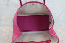 将图片加载到图库查看器，HERMES GARDEN PARTY PM Country leather Rose purple A刻印 Tote bag 600090153
