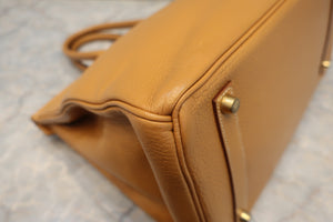 HERMES／エルメス バーキン35 アルデンヌ ナチュラル □B刻印 ハンドバッグ 700070025