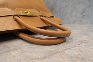 HERMES／エルメス バーキン35 アルデンヌ ナチュラル □B刻印 ハンドバッグ 700070025