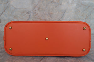 HERMES／エルメス ボリード35 ヴォーガリバー オレンジ □C刻印 ショルダーバッグ 700090121