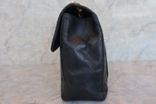 Load image into Gallery viewer, CHANEL Big Matelasse single flap chain shoulder bag Lambskin Black/Gold hadware Shoulder bag 600060009
