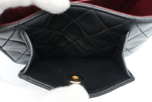 Load image into Gallery viewer, CHANEL Mini Matelasse Chain shoulder bag Lambskin Black/Gold hardware Shoulder bag 800090204
