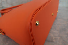 画像をギャラリービューアに読み込む, HERMES／エルメス ボリード35 ヴォーガリバー オレンジ □C刻印 ショルダーバッグ 700090121
