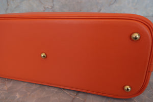 HERMES／エルメス ボリード35 ヴォーガリバー オレンジ □C刻印 ショルダーバッグ 700090121