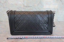 将图片加载到图库查看器，CHANEL/香奈儿 Leboy 链条包 羊皮 Black/Silver hadware(黑色/银色金属) 肩背包 800070008
