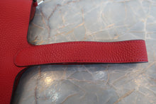 将图片加载到图库查看器，HERMES PICOTIN LOCK MM Clemence leather Rouge casaque X刻印 Hand bag 700100181
