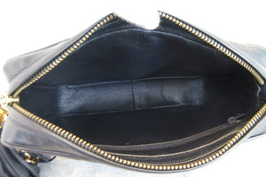 CHANEL/シャネル ココマークフリンジチェーンショルダーバッグ ラムスキン ネイビー/ゴールド金具 ショルダーバッグ 700060184