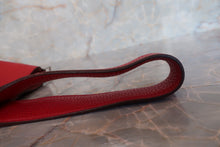 将图片加载到图库查看器，HERMES PICOTIN LOCK MM Clemence leather Rouge casaque X刻印 Hand bag 700100181
