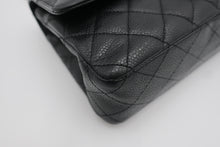 画像をギャラリービューアに読み込む, CHANEL/シャネル マトラッセＷフラップＷチェーンショルダーバッグ キャビアスキン ブラック/シルバー金具 ショルダーバッグ 800100023
