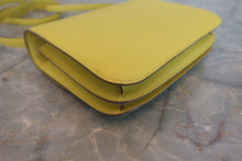 将图片加载到图库查看器，HERMES CONSTANCE3 MINI Epsom leather Lime D刻印 Shoulder bag 800080079
