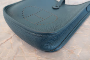 HERMES／エルメス エブリンTPM トリヨンクレマンス コルヴェール □R刻印 ショルダーバッグ 700080106